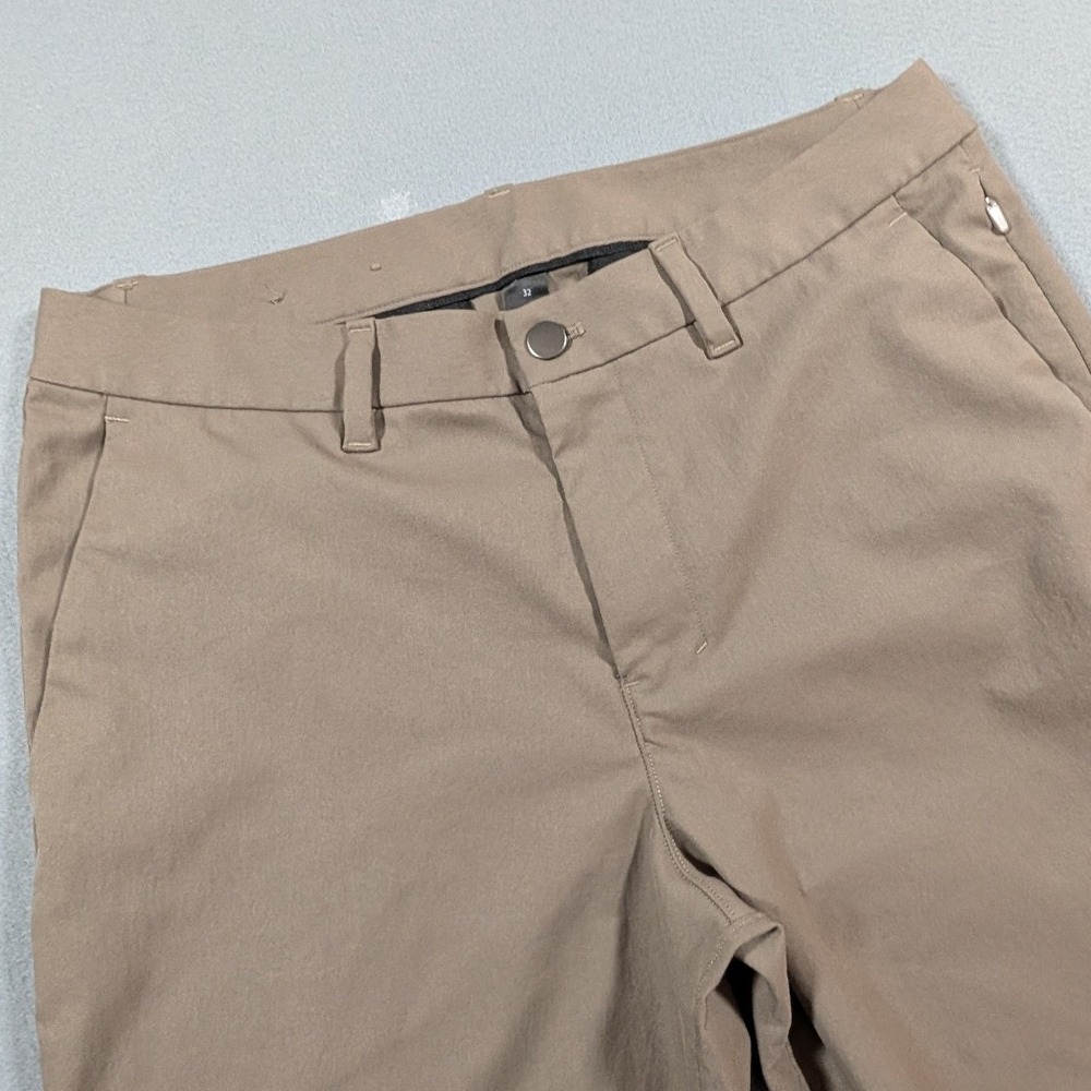 Lululemon Commission Slim-Fit Pant Mens 32 Khaki Tan Chino LM5B08S